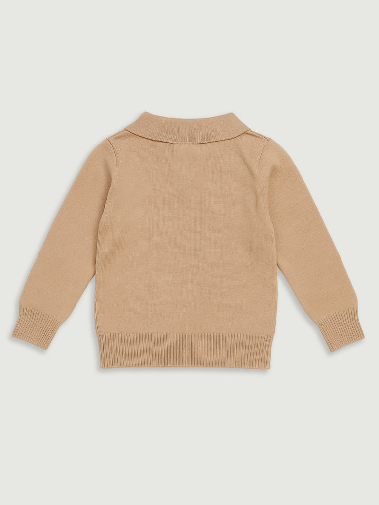 Cozy Winter organic cotton Set for Baby Boys | Polo & Pant Co-ord