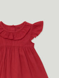 Light Organic Cotton Trendy Maroon Frock | Elegant & Comfortable