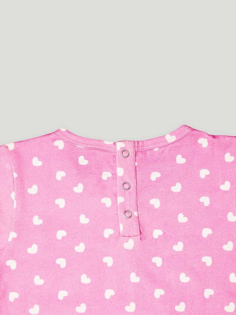 Kidbea 100% Organic cotton girls Top | Pink
