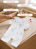 BambooTEC™ Unisex Bamboo Fabric Giraffe Print Romper