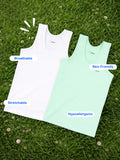 Bamboo Vest for Kids Pack of 2 (Mint Green & White) – Soft, Breathable & innerwear