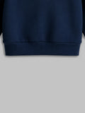 Unisex Navy Blue Hoodie – Better Together Dog Print Full-Sleeve Hoodie
