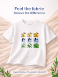 100% Bamboo Fabric Printed T-Shirt for Boys | Soft, & Breathable