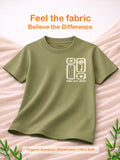 100% Bamboo Fabric Printed T-Shirt for Boys | Soft, & Breathable
