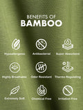 Bamboo Vest for Kids Pack of 2 (Olive Green & White) – Soft, Breathable & innerwear