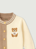 Organic Cotton Baby Winter Cardigan | Soft Knitted Bear Sweater