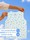 BambooTEC™ Bamboo Muslin Baby Jhabla – Rocket & Star Print