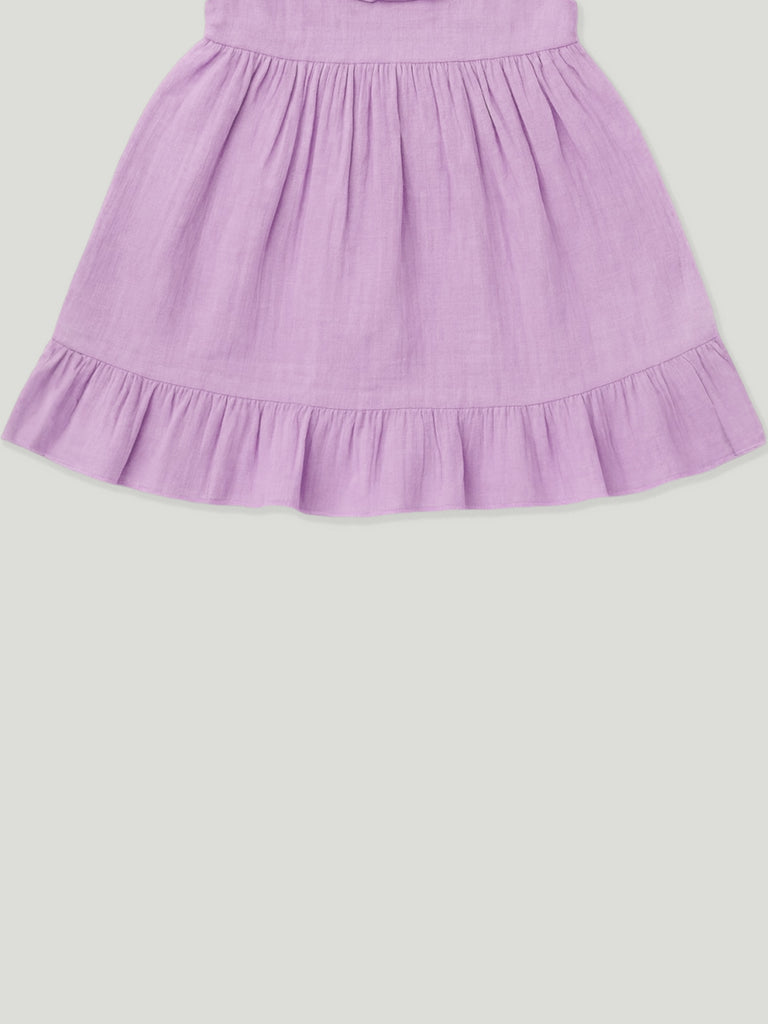 Light Linen Lavender Angel Frock | Elegant & Comfortable