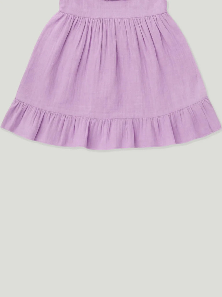 Light Organic Cotton Lavender Angel Frock | Elegant & Comfortable