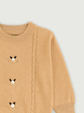 Organic Cotton Knitted Baby Sweater | Warm Winter Pullover