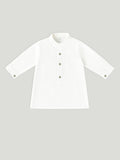 Kidbea Boys Ethnic Wear Set | Kurta Pajama with Stylish Nehru Jacket | Festive Traditional Outfit for Kids | White