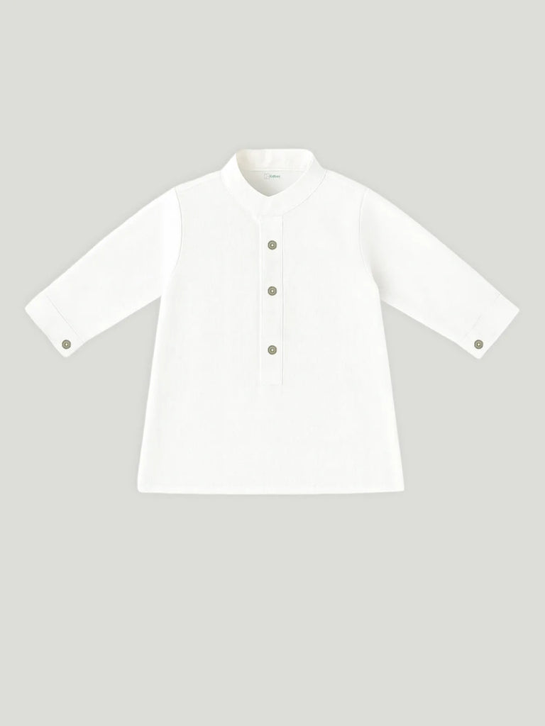 Boys Ethnic Wear Set | Kurta Pajama with Stylish Nehru Jacket | Festive Traditional Outfit for Kids | White