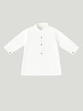 Boys Ethnic Wear Set | Kurta Pajama with Stylish Nehru Jacket | Festive Traditional Outfit for Kids | White