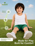 BambooTEC™ Boys Bamboo Fabric White Solid Vest