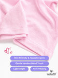 Boys Bamboo Fabric Pink Polo T-Shirt