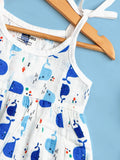 Extra Soft Muslin Baby Girls Frock Pack of 3 – Star, Butterfly & Whale Prints