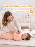 Organic Cotton Baby Romper Pack of 2 – Bunny & Beach Full Sleeve Zip Sleepsuit