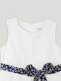Baby Girl Frock with Belt | 100% Organic Cotton