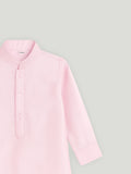 Kidbea Boys Ethnic Wear Set | Kurta Pajama with Stylish Nehru Jacket | Festive Traditional Outfit for Kids | Dusty Pink