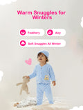Unisex Baby Winter Wear – Pack of 5 Cozy Set with Cardigan, Pants, Footed Pants, Cap & Bib