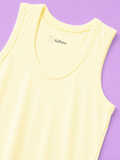 BambooTEC™ Bamboo Kids Vest Pack of 2 – Yellow Sleeveless Vests