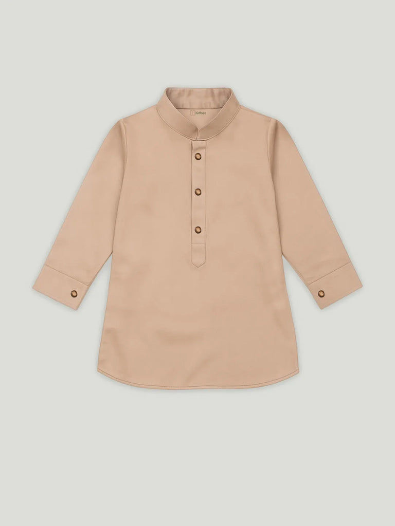 Boys Kurta Pajama with Designer Nehru Jacket | Ethnic Wear Set for Festivals & Weddings | Coffee