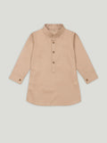 Boys Kurta Pajama with Designer Nehru Jacket | Ethnic Wear Set for Festivals & Weddings | Coffee