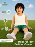 BambooTEC™ Boys Bamboo Fabric Off White Solid Vest