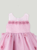 Elegant Baby Girl Pink Tulle Dress | Soft & Stylish Party Wear