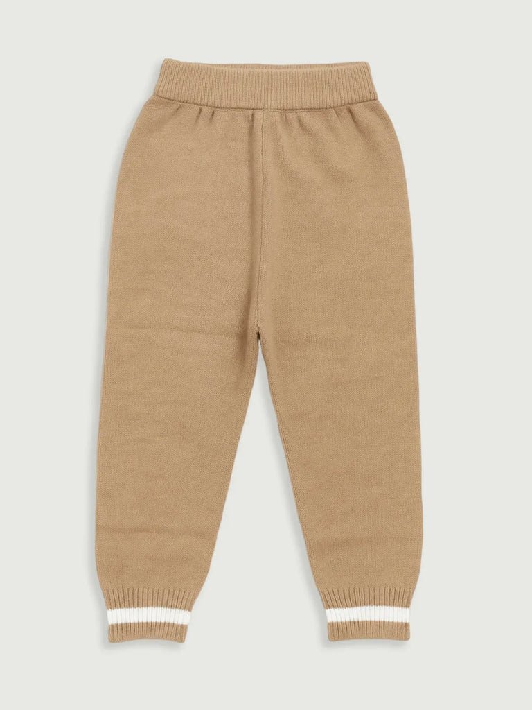 Cozy Winter organic cotton Set for Baby Boys | Polo & Pant Co-ord