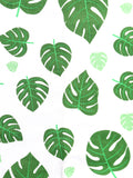100% Organic cotton Leaf Print Romper/Bodysuit - Green