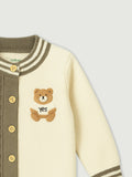 Organic Cotton Baby Winter Cardigan | Soft Knitted Bear Sweater