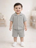 Light Organic Cotton Co-Ord Set Pack of 3 | Stylish & Comfortable Wear for Kids (Green, Rust & Grey)