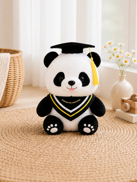 Assorted Graduation Panda Soft Toy for Kids – 25cm Cute, Cuddly & Super Soft Plush Toy