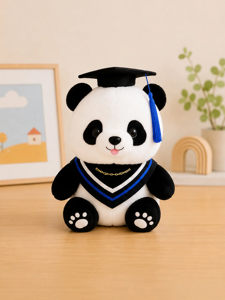 Assorted Graduation Panda Soft Toy for Kids – 25cm Cute, Cuddly & Super Soft Plush Toy