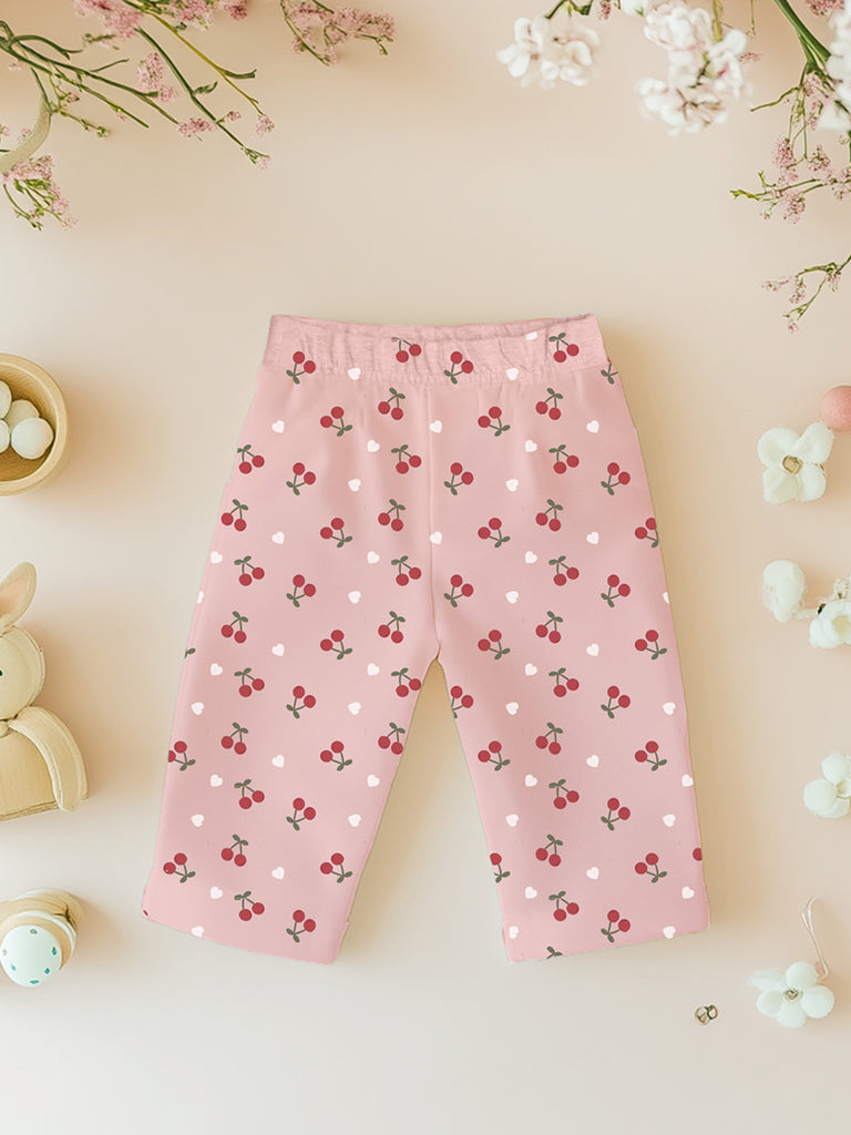 100% Organic Bamboo Co-Ord Set Combo for Girls – Pack of 2 | Soft, Breathable & Stylish Nightwear (Yellow & Pink Print)