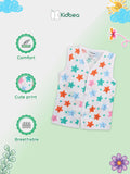 Kidbea® Premium Baby Gift Set – Pack of 5 Must-Haves | Bear Romper, Linen Frock, Cotton Jhabla, Steel Feeding Bottle & Fruit Feeder | Organic Newborn Gift Box