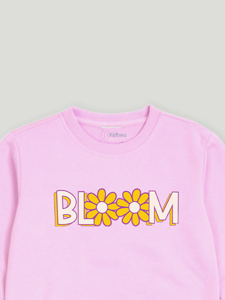 Girls Winter Co-ord | Organic Cotton Sweatshirt & Bottom