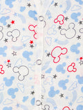 Extra Soft Muslin Cotton Jhabla Cloth for Baby | Mickey, Sun and Star Print | Print May Vary