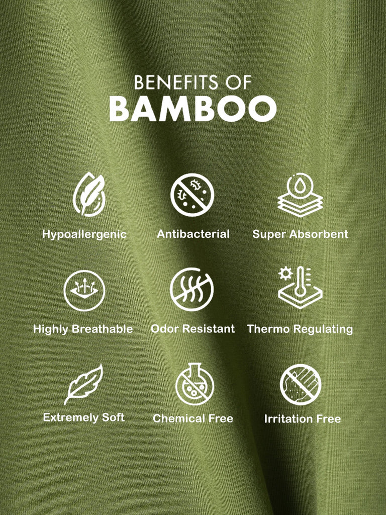 Bamboo Vest for Kids Pack of 3 (Olive Green& White & Peach) – Soft, Breathable & innerwear