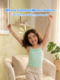 Mint Green Bamboo Camisole for Girls – Soft, Lightweight & Breathable