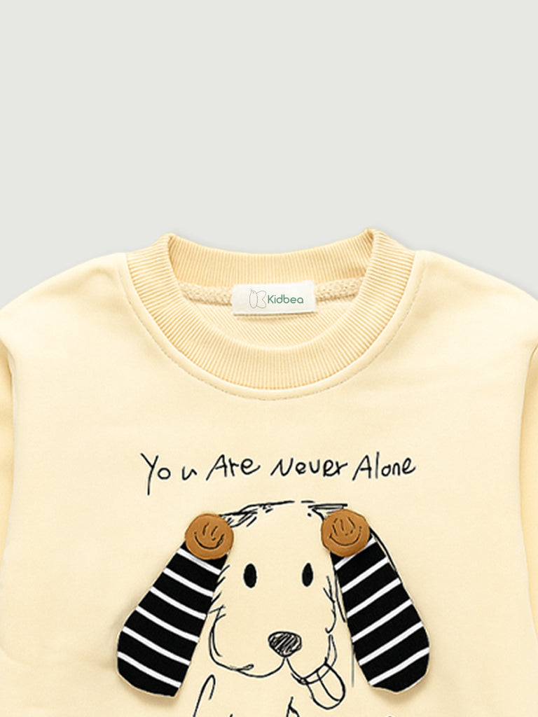 Kids Organic Cotton Winter Set | Sweatshirt & Pant Co-ord