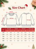 Unisex Cotton Sweatshirt – Red Full-Sleeve Christmas Fair Isle Printed Pullover