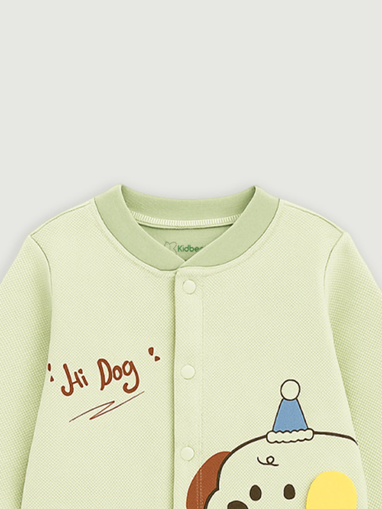 Baby Winter organic cotton  Set | Cute Dog Print Sweater & Pant