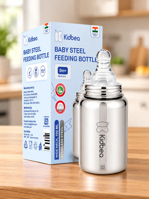 Stainless Steel Feeding Bottle 150ml