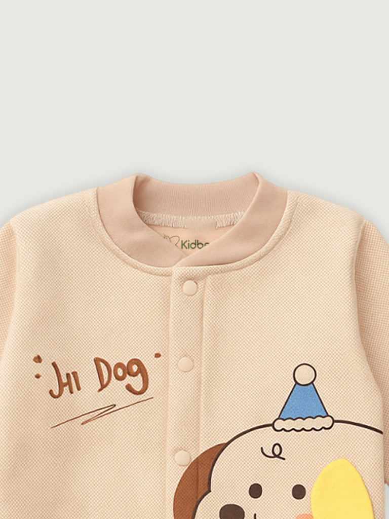 Baby Winter organic cotton  Set | Cute Dog Print Sweater & Pant