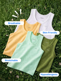 Mint Green Bamboo Vest for Boys – Soft Lightweight & Breathable