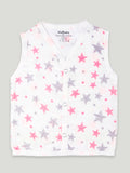 Extra Soft Muslin Cotton Jhabla Cloth for Baby | Space, Sun, Rainbows and Star Print | Print May Vary