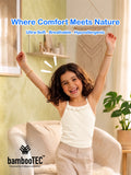 BambooTEC™ Girls Camisole Pack of 2 – Pink & Cream Ruffle Strap Tops