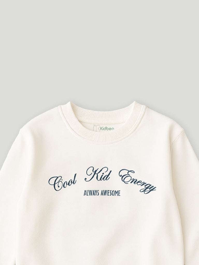 Boys Winter Co-ord | Organic Cotton Sweatshirt & Joggers